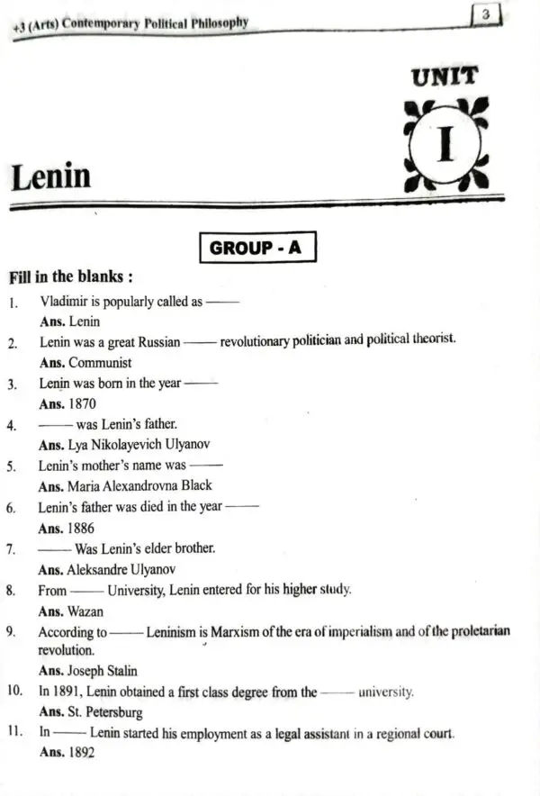 +3 6th Semester Notes ( Political Science Honours ) - Image 3