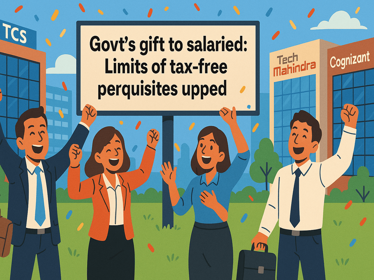 msid-123424314,imgsize-568846.cms Good news for salaried taxpayers: Limits for these two tax-free perquisites raised substantially in Finance Act, 2025